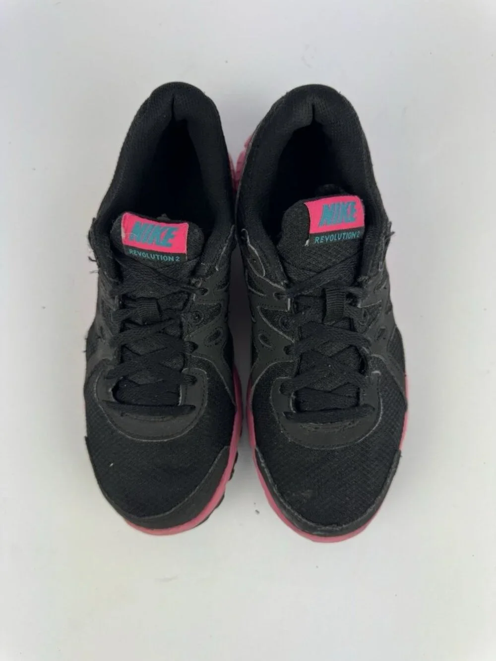 NIKE Lunar Forever Girl’s Black/Pink Sneakers Size US 5Y